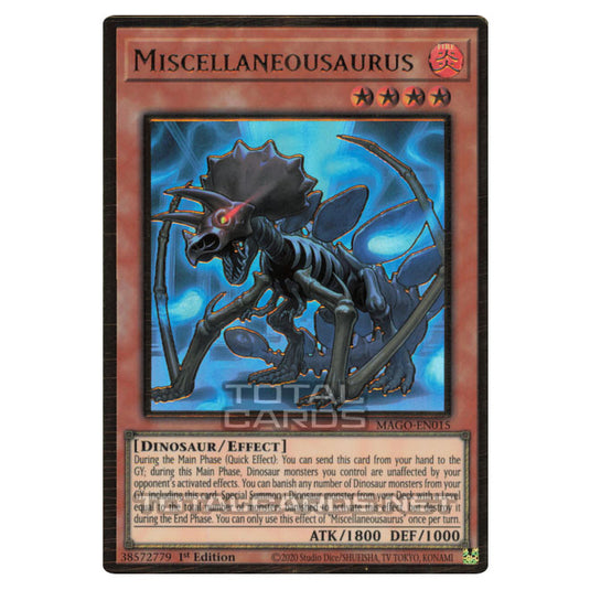 Yu-Gi-Oh! - Maximum Gold - Miscellaneousaurus (Premium Gold Rare) MAGO-EN015