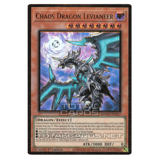 Yu-Gi-Oh! - Maximum Gold - Chaos Dragon Levianeer (alternate art) (Premium Gold Rare) MAGO-EN017A