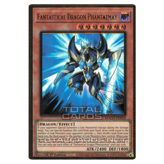 Yu-Gi-Oh! - Maximum Gold - Fantastical Dragon Phantazmay (alternate art) (Premium Gold Rare) MAGO-EN018A