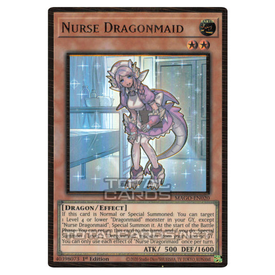 Yu-Gi-Oh! - Maximum Gold - Nurse Dragonmaid (Premium Gold Rare) MAGO-EN020