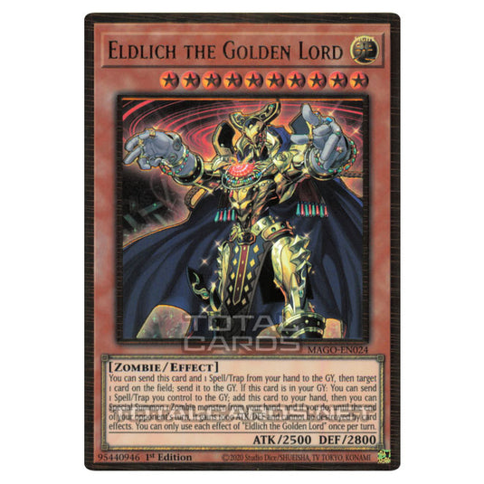 Yu-Gi-Oh! - Maximum Gold - Eldlich the Golden Lord (Premium Gold Rare) MAGO-EN024 Yu-Gi-Oh! - Maximum Gold - Eldlich the Golden Lord (Premium Gold Rare) MAGO-EN024