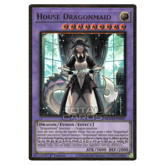 Yu-Gi-Oh! - Maximum Gold - House Dragonmaid (Premium Gold Rare) MAGO-EN027