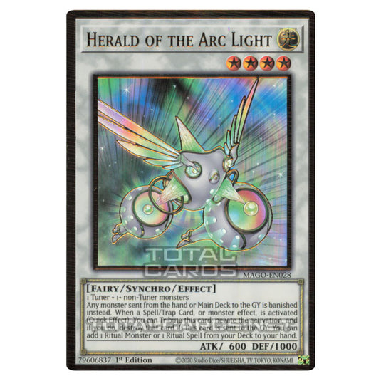 Yu-Gi-Oh! - Maximum Gold - Herald of the Arc Light (Premium Gold Rare) MAGO-EN028