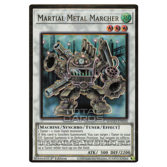 Yu-Gi-Oh! - Maximum Gold - Martial Metal Marcher (Premium Gold Rare) MAGO-EN030