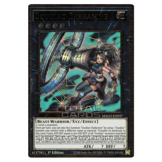 Yu-Gi-Oh! - Maximum Gold - Zoodiac Chakanine (Premium Gold Rare) MAGO-EN037