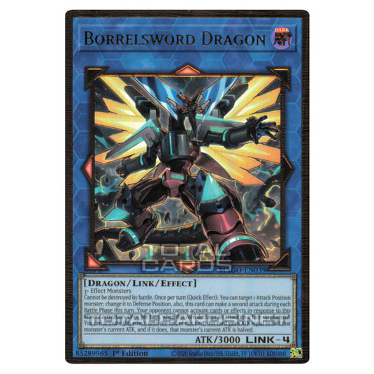 Yu-Gi-Oh! - Maximum Gold - Borrelsword Dragon (alternate art) (Premium Gold Rare) MAGO-EN039A