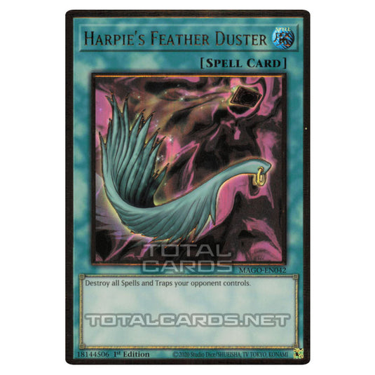 Yu-Gi-Oh! - Maximum Gold - Harpie's Feather Duster (Premium Gold Rare) MAGO-EN042