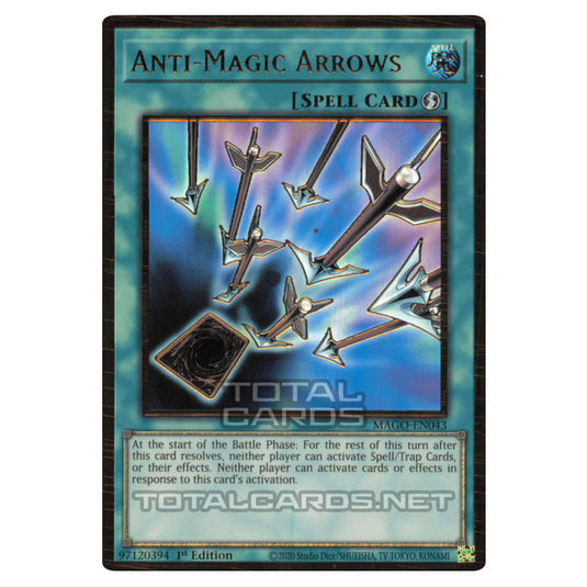 Yu-Gi-Oh! - Maximum Gold - Anti-Magic Arrows (Premium Gold Rare) MAGO-EN043