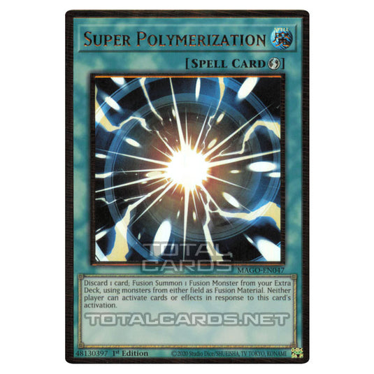 Yu-Gi-Oh! - Maximum Gold - Super Polymerization (Premium Gold Rare) MAGO-EN047