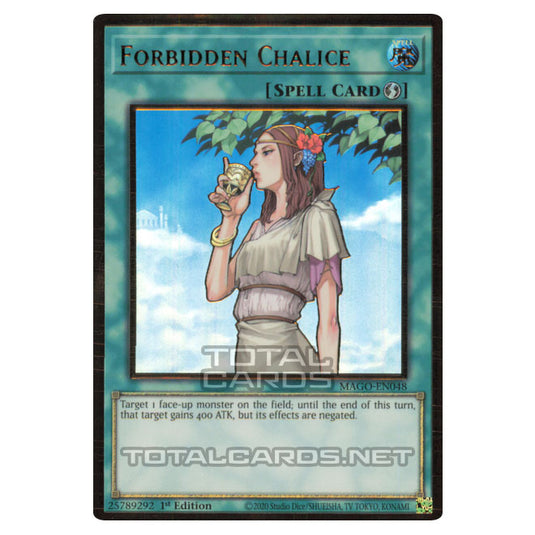 Yu-Gi-Oh! - Maximum Gold - Forbidden Chalice (Premium Gold Rare) MAGO-EN048