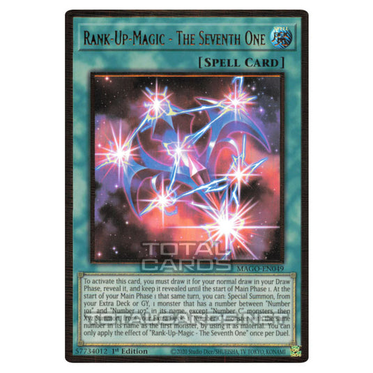 Yu-Gi-Oh! - Maximum Gold - Rank-Up-Magic - The Seventh One (Premium Gold Rare) MAGO-EN049