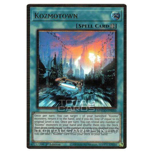 Yu-Gi-Oh! - Maximum Gold - Kozmotown (Premium Gold Rare) MAGO-EN050