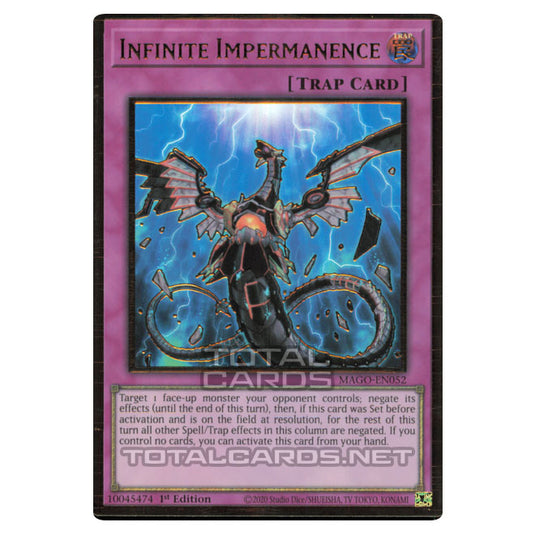 Yu-Gi-Oh! - Maximum Gold - Infinite Impermanence (Premium Gold Rare) MAGO-EN052