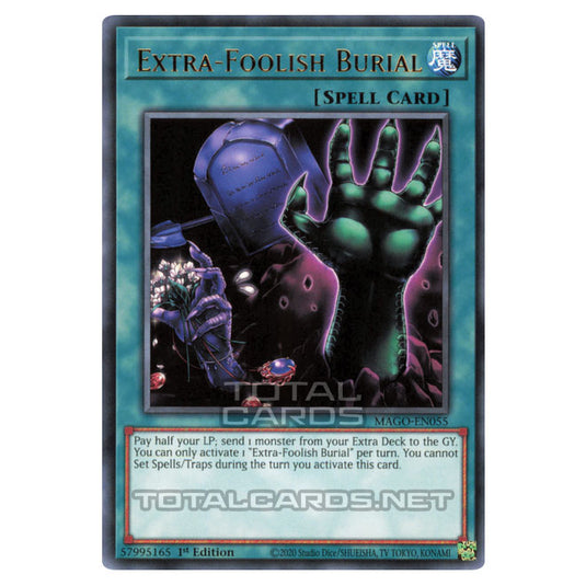 Yu-Gi-Oh! - Maximum Gold - Extra-Foolish Burial (Rare) MAGO-EN055