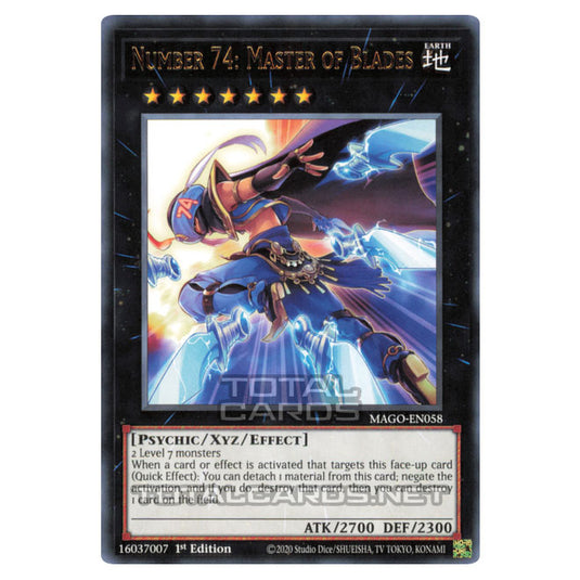 Yu-Gi-Oh! - Maximum Gold - Number 74: Master of Blades (Rare) MAGO-EN058