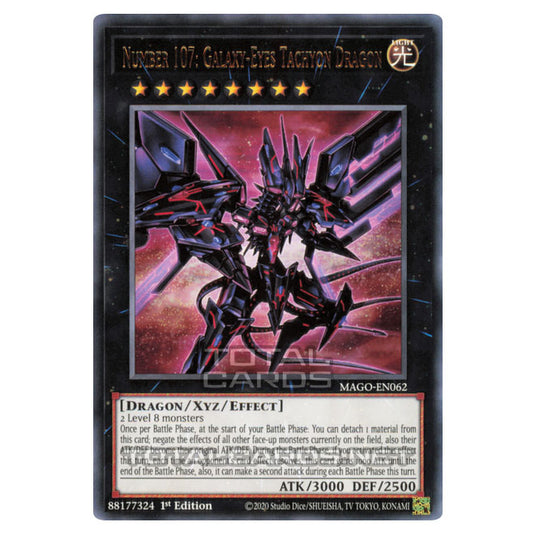 Yu-Gi-Oh! - Maximum Gold - Number 107: Galaxy-Eyes Tachyon Dragon (Rare) MAGO-EN062