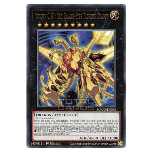 Yu-Gi-Oh! - Maximum Gold - Number C107: Neo Galaxy-Eyes Tachyon Dragon (Rare) MAGO-EN063