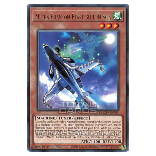 Yu-Gi-Oh! - Maximum Gold - Mecha Phantom Beast Blue Impala (Rare) MAGO-EN064