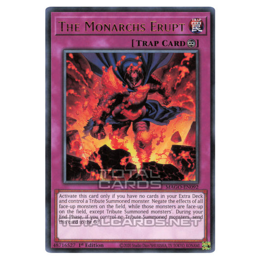 Yu-Gi-Oh! - Maximum Gold - The Monarchs Erupt (Rare) MAGO-EN092