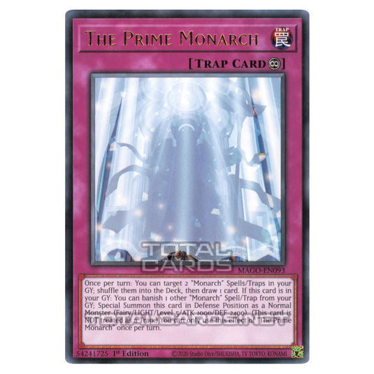 Yu-Gi-Oh! - Maximum Gold - The Prime Monarch (Rare) MAGO-EN093