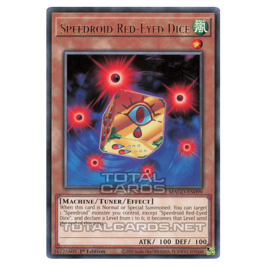 Yu-Gi-Oh! - Maximum Gold - Speedroid Red-Eyed Dice (Rare) MAGO-EN099