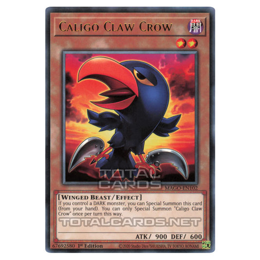 Yu-Gi-Oh! - Maximum Gold - Caligo Claw Crow (Rare) MAGO-EN102