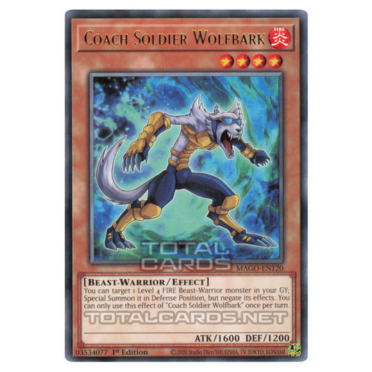 Yu-Gi-Oh! - Maximum Gold - Coach Soldier Wolfbark (Rare) MAGO-EN120