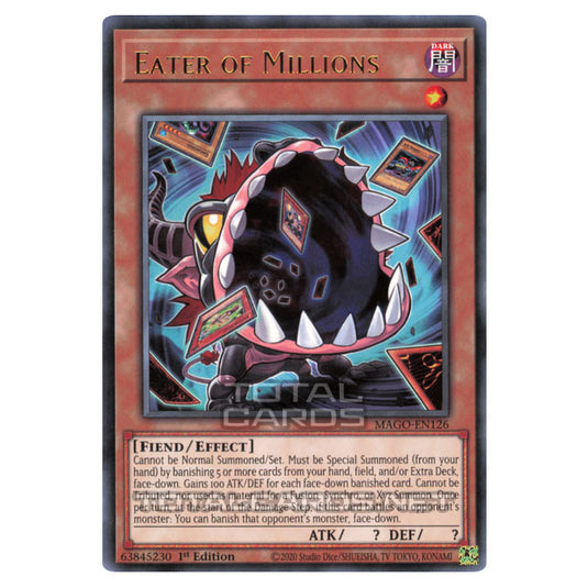 Yu-Gi-Oh! - Maximum Gold - Eater of Millions (Rare) MAGO-EN126 Yu-Gi-Oh! - Maximum Gold - Eater of Millions (Rare) MAGO-EN126