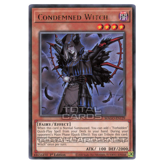 Yu-Gi-Oh! - Maximum Gold - Condemned Witch (Rare) MAGO-EN129