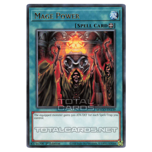 mage power yugioh card Yu-Gi-Oh! - Maximum Gold