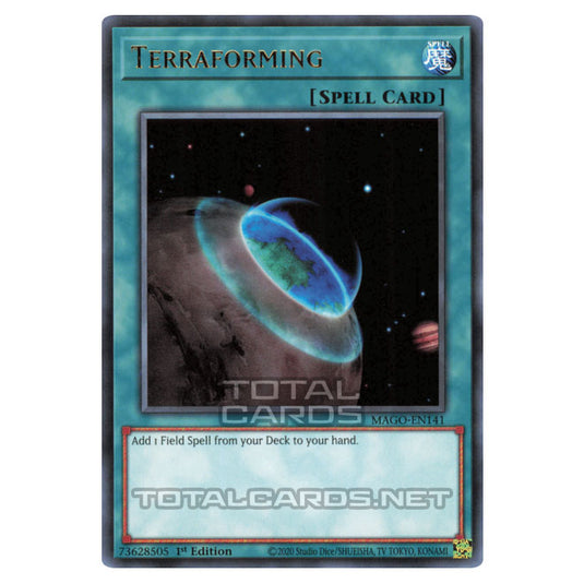 terraforming yugioh card Konami Valiant Smashers Yu-Gi-Oh! - Maximum Gold -