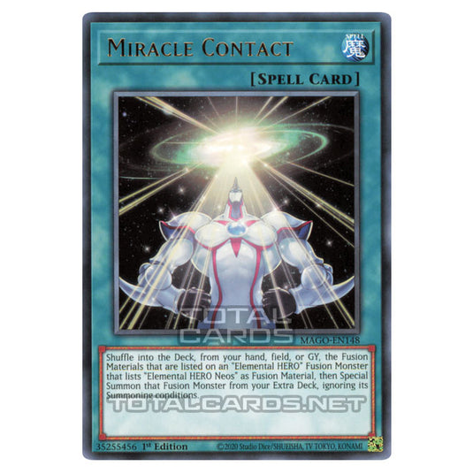 Yu-Gi-Oh! - Maximum Gold - Miracle Contact (Rare) MAGO-EN148 Yu-Gi-Oh! - Maximum Gold - Miracle Contact (Rare) MAGO-EN148