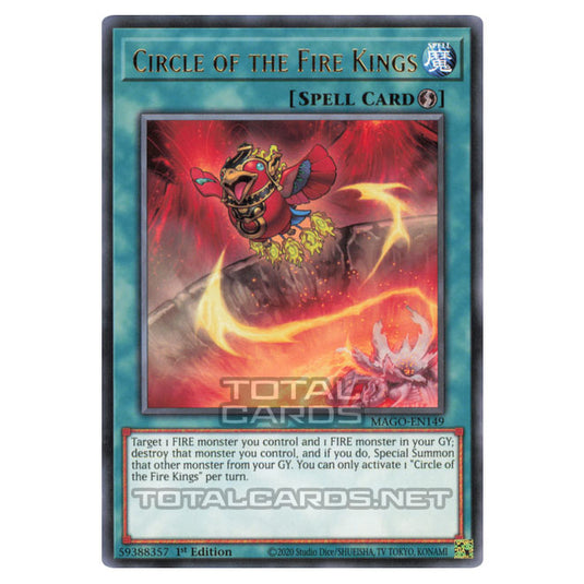 Yu-Gi-Oh! - Maximum Gold - Circle of the Fire Kings (Rare) MAGO-EN149 Yu-Gi-Oh! - Maximum Gold - Circle of the Fire Kings (Rare) MAGO-EN149