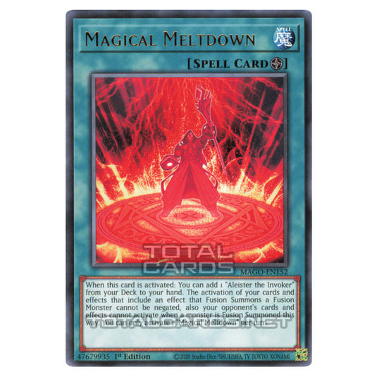 Yu-Gi-Oh! - Maximum Gold - Magical Meltdown (Rare) MAGO-EN152 Yu-Gi-Oh! - Maximum Gold - Magical Meltdown (Rare) MAGO-EN152