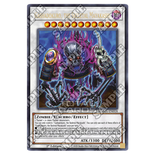 Yu-Gi-Oh! - Magnificent Mavens - Gashadokuro, the Skeletal Mayakashi (Ultra Rare) MAMA-EN018