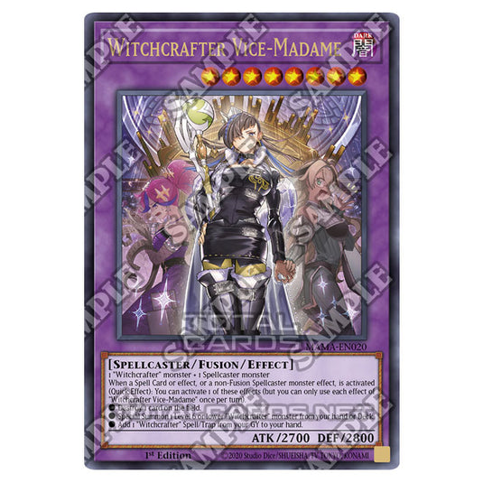 Yu-Gi-Oh! - Magnificent Mavens - Witchcrafter Vice-Madame (Ultra Rare) MAMA-EN020