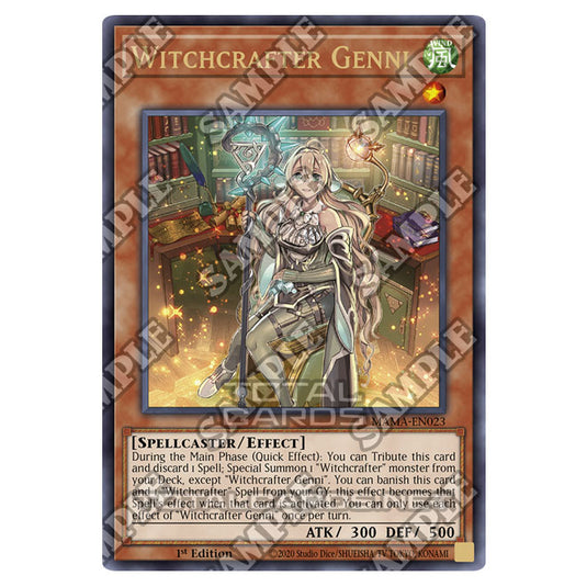 Yu-Gi-Oh! - Magnificent Mavens - Witchcrafter Genni (Ultra Rare) MAMA-EN023