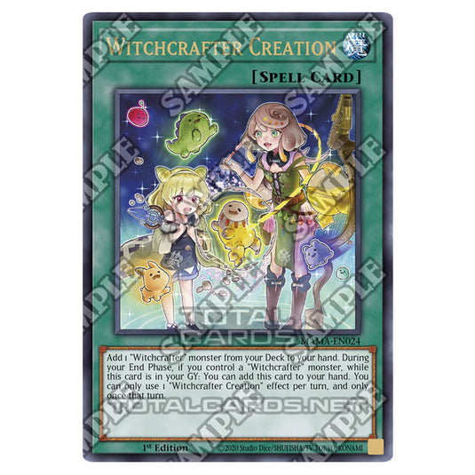 Yu-Gi-Oh! - Magnificent Mavens - Witchcrafter Creation (Ultra Rare) MAMA-EN024