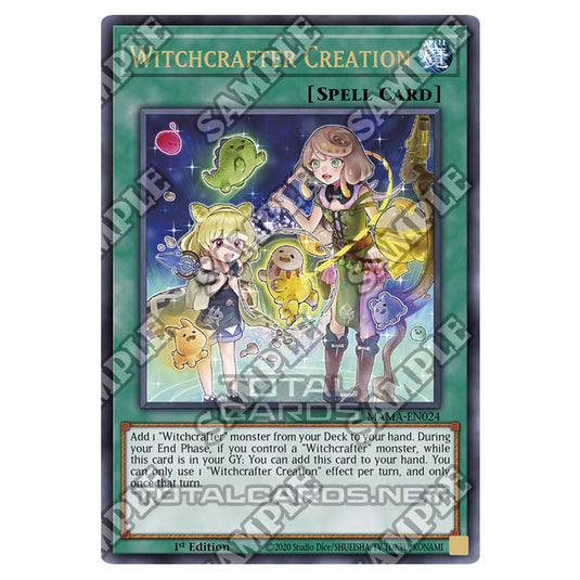 Yu-Gi-Oh! - Magnificent Mavens - Witchcrafter Creation (Ultra Rare) MA Yu-Gi-Oh! - Magnificent Mavens - Witchcrafter Creation (Ultra Rare) MA