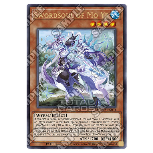 Yu-Gi-Oh! - Magnificent Mavens - Swordsoul of Mo Ye (Ultra Rare) MAMA-EN034