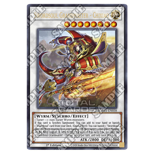 Yu-Gi-Oh! - Magnificent Mavens - Swordsoul Grandmaster - Chixiao (Ultra Rare) MAMA-EN038