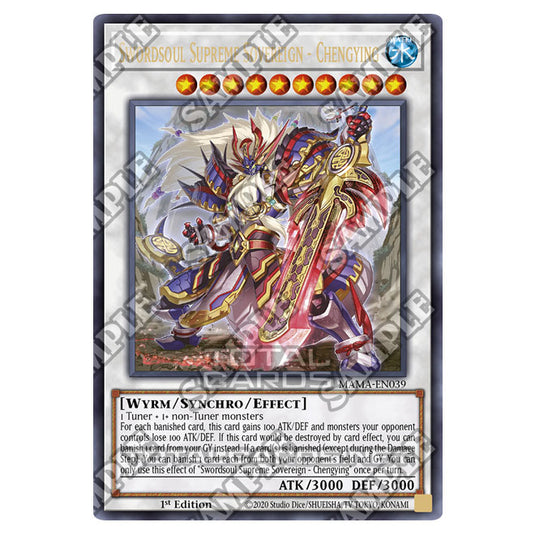 Yu-Gi-Oh! - Magnificent Mavens - Swordsoul Supreme Sovereign - Chengying (Ultra Rare) MAMA-EN039