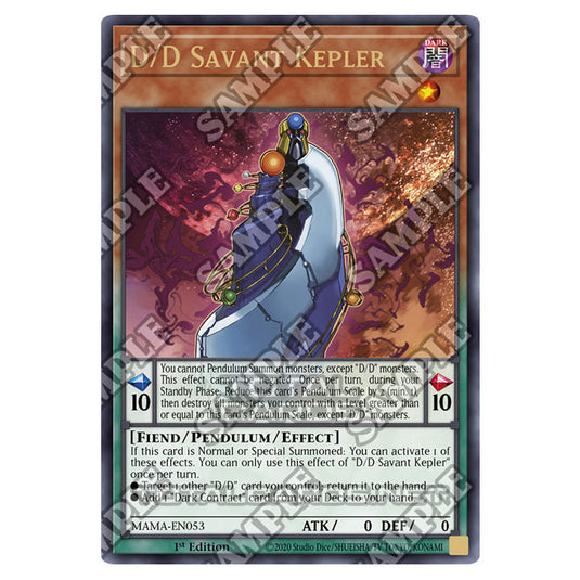 Yu-Gi-Oh! - Magnificent Mavens - D/D Savant Kepler (Ultra Rare) MAMA-EN053