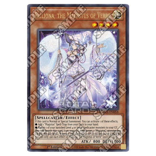 Yu-Gi-Oh! - Magnificent Mavens - Rilliona, the Magistus of Verre (Ultra Rare) MAMA-EN058