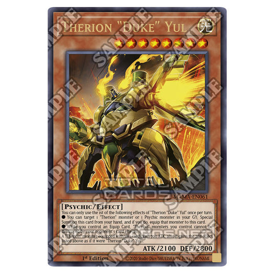 Yu-Gi-Oh! - Magnificent Mavens - Therion Duke Yul (Ultra Rare) MAMA-EN061