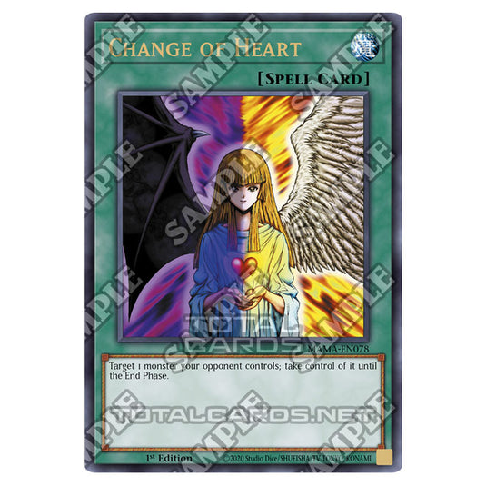 Yu-Gi-Oh! - Magnificent Mavens - Change of Heart (Ultra Rare) MAMA-EN078