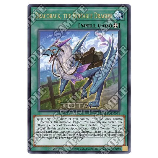 Yu-Gi-Oh! - Magnificent Mavens - Dracoback, the Rideable Dragon (Ultra Rare) MAMA-EN091