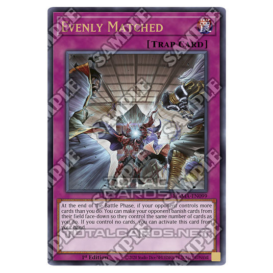 Yu-Gi-Oh! - Magnificent Mavens - Evenly Matched (Ultra Rare) MAMA-EN099