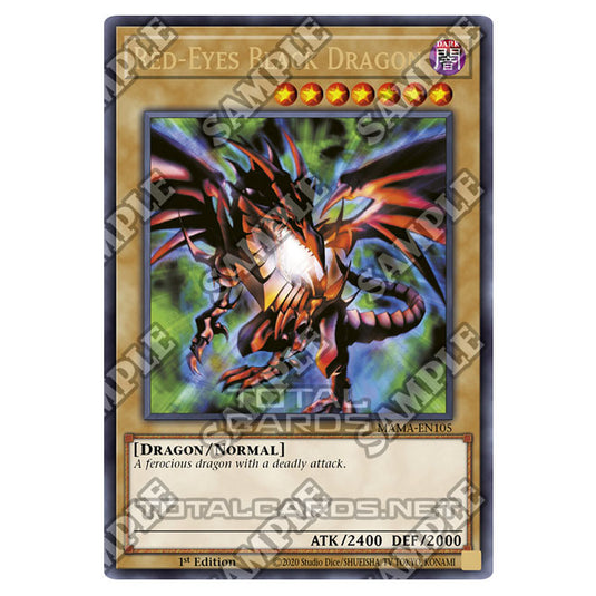 Yu-Gi-Oh! - Magnificent Mavens - Red-Eyes Black Dragon (Pharaoh's Rare) MAMA-EN105