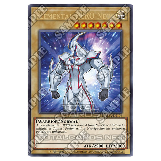 Yu-Gi-Oh! - Magnificent Mavens - Elemental HERO Neos (Pharaoh's Rare) MAMA-EN106